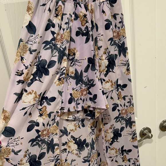 Altar’d State Floral Maxi Dress with off the shoulder straps L NWOT - Picture 6 of 7